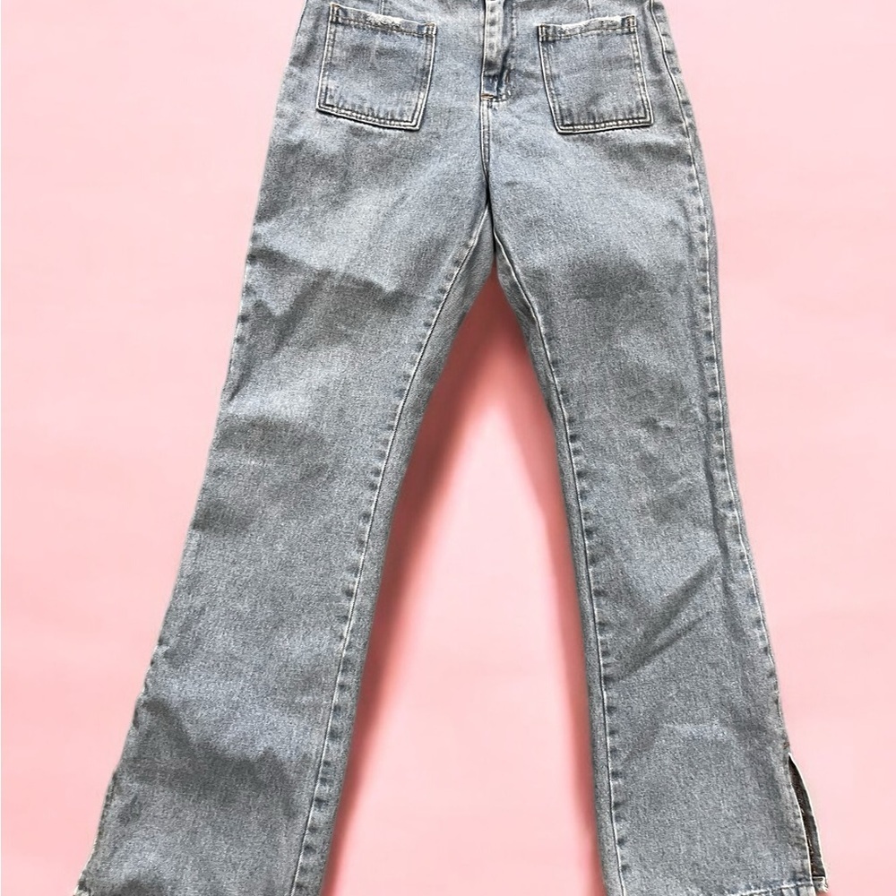 Brazilian Sawary Light Blue flare Jeans in Classic Style-10
